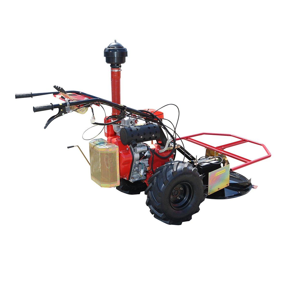 Motocositoare rotativa 950mm cu motor diesel si pornire electrica 1850x880x860mm